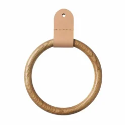Q4 Allé Scarf ring Oak nature lacquered