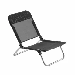 Quick solstol Textaline black-aluminium
