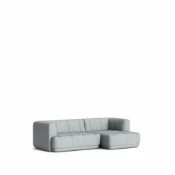Quilton kombination 19 modulsoffa divan höger Tyg remix 123 grå