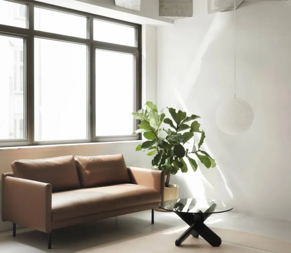Rar 2-sits soffa Omaha leather cognac