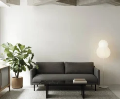 Rar 3-sits soffa Re-Born dark grey