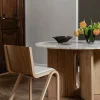 Ready stol klädd sits Natural oak-Audo Bouclé 02