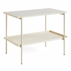 Rebar sidobord 75x44x55 cm Beige marble-alabaster