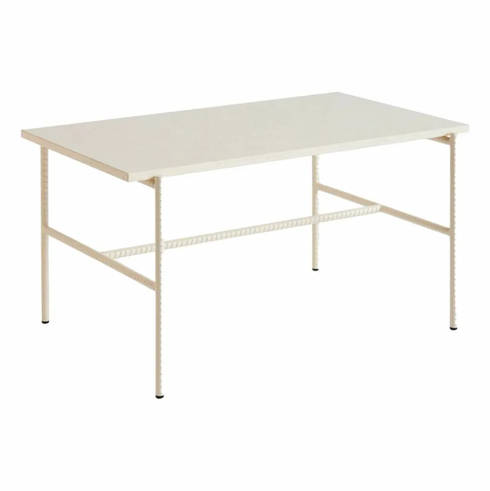 Rebar soffbord 80x49x40 5 cm Beige marble-alabaster