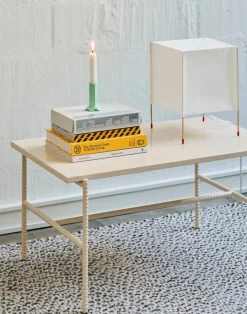 Rebar soffbord 80x49x40 5 cm Beige marble-alabaster