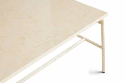 Rebar soffbord 80x84x33 cm Beige marble-alabaster