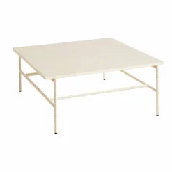 Rebar soffbord 80x84x33 cm Beige marble-alabaster
