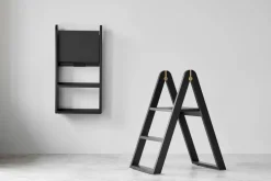 Reech stepladder stege Svart