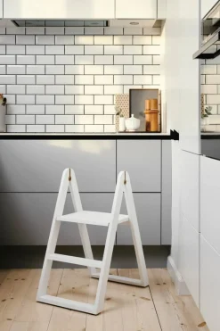 Reech stepladder stege Vit