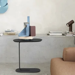 Relate sidobord 73 5 cm Black