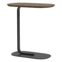 Relate sidobord 60 5 cm Solid smoked Oak-Black