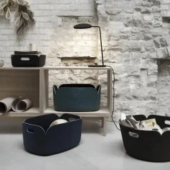 Restore förvaringskorg Midnight blue (blå)