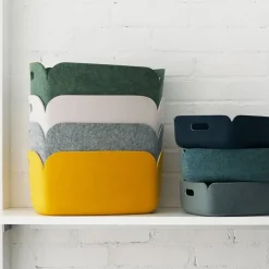 Restore tray förvaringskorg låg Midnight blue (blå)