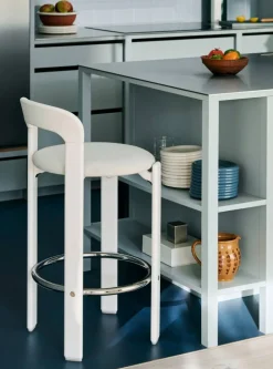 Rey klädd barstol 75 cm Mode 011-cream white