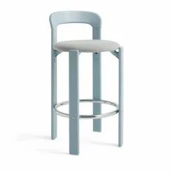 Rey Low klädd barstol Steelcut trio 113 slate blue