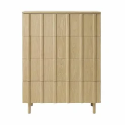 Rib dresser 4 lådor Oak