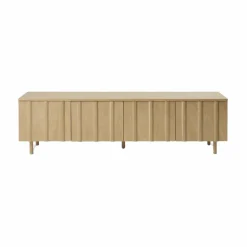 Rib sideboard låg Oak