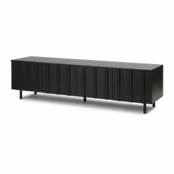 Rib sideboard låg Soft Black