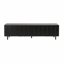 Rib sideboard låg Soft Black