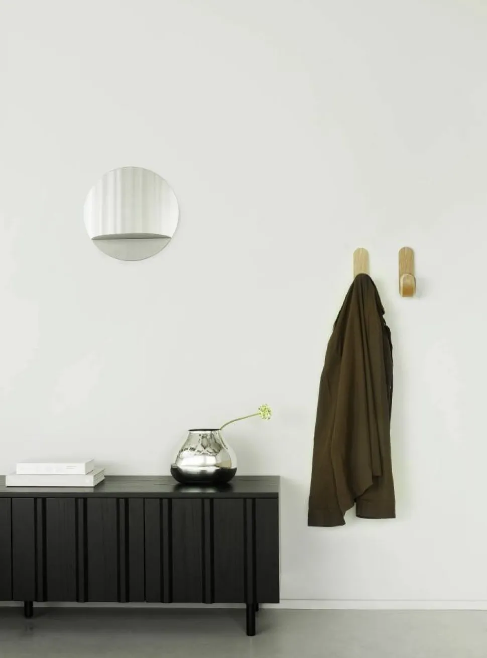 Rib sideboard låg Soft Black