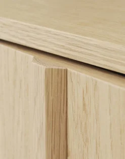 Rib sideboard 45x159 cm Oak