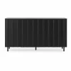 Rib sideboard 45x159 cm Soft Black