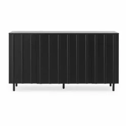 Rib sideboard 45x159 cm Soft Black