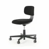 Rookie kontorsstol Plano nero-stativ deep black