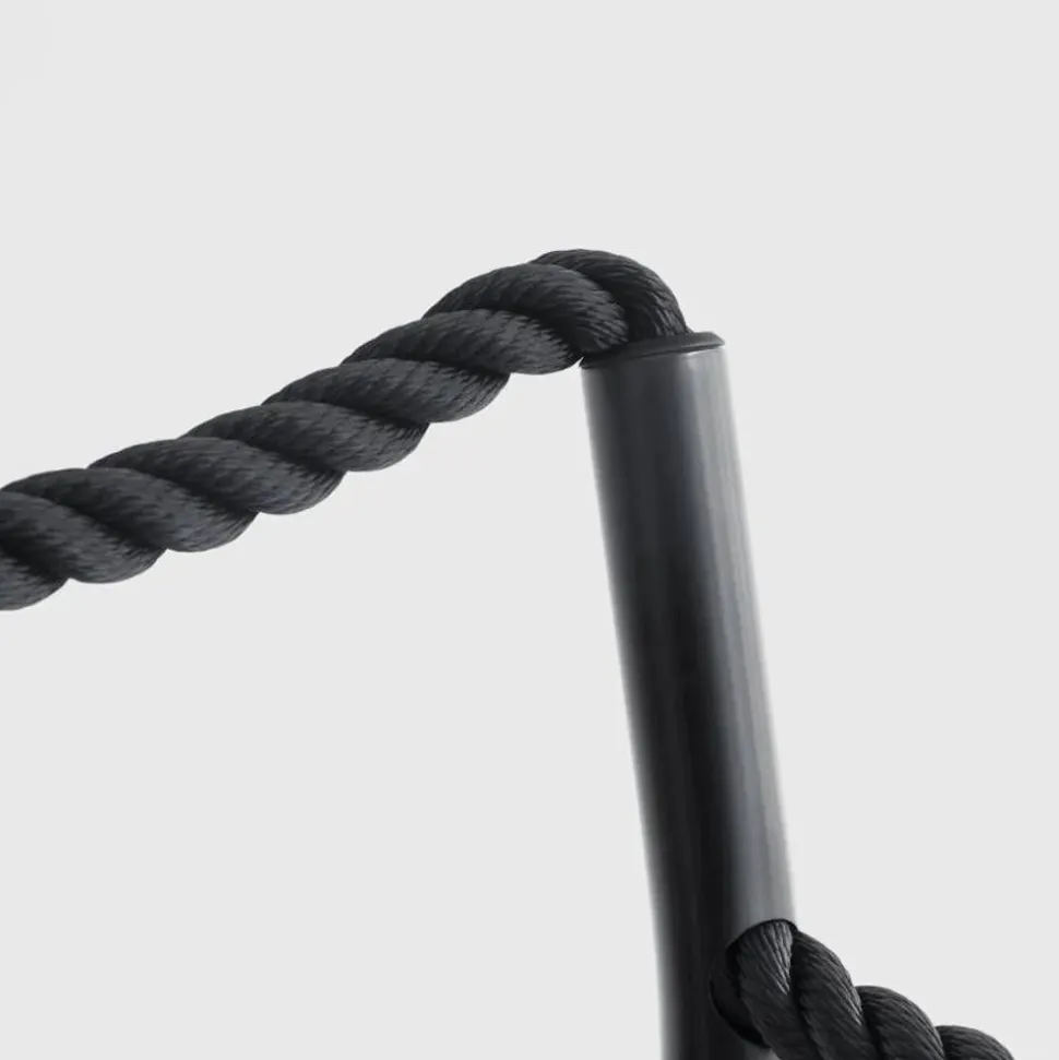 Rope stol Svart pulverlack-Svart lack