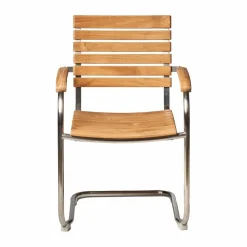 Rörvik matstol Teak-rostfritt stål