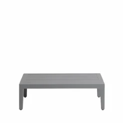 Santander sidobord 75x43x24 cm Grå aluminium
