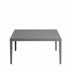 Santander soffbord 78x78x40 cm Grå aluminium