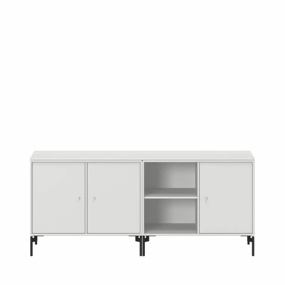 Save sideboard New white 101-svartlackade ben