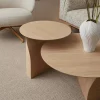 Savoa bord H50 cm Ek lackad