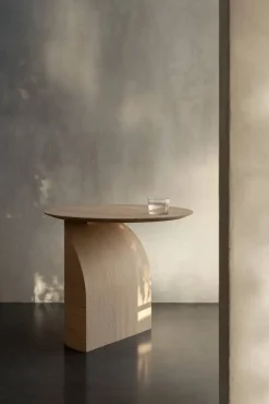 Savoa bord H50 cm Ek lackad