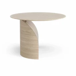 Savoa bord H45 cm Ek vitpigmenterad