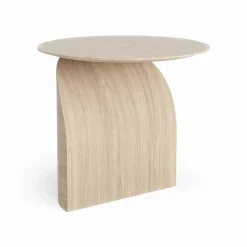Savoa bord H50 cm Ek vitpigmenterad