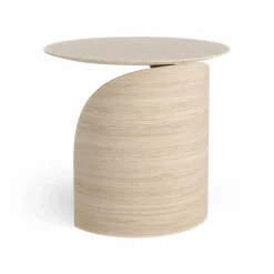 Savoa bord H50 cm Ek vitpigmenterad