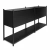 Sceene bookcase H Svartbetsad ek