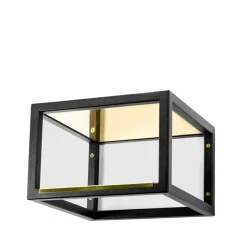 Scherlin hallhylla 11 Mini svart/mässing