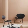 Semper loungestol Black-black