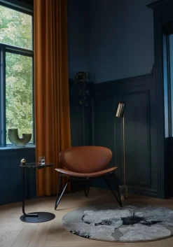 Semper loungestol Black-cognac