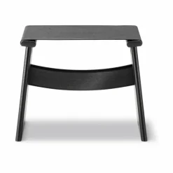 Seto pall Svart canvas-svartlackerad ek