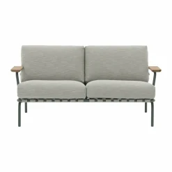 Settle 2-sits soffa Ribbed Weave 2 Dark green
