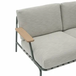 Settle 2-sits soffa Ribbed Weave 2 Dark green