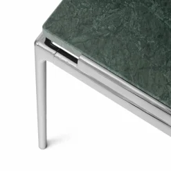 Sett LN11 sidobord Verde guatemala-dark chrome