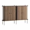 Shelving System Cabinet skåp Rökt ek-warm grey 163x115x35 cm S.115.2.E
