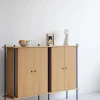 Shelving System Cabinet skåp Rökt ek-white 163x115x35 cm S.115.2.E