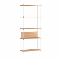 Shelving System classic hylla Ek-white 86x200x35 cm S.200.1.A