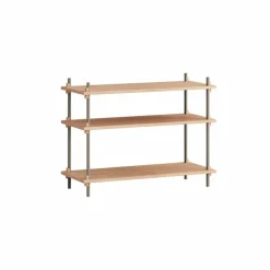 Shelving System classic hylla Ek-warm grey 86x65x35 cm S.65.1.A